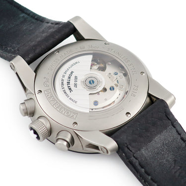 腕時計 モンブラン Montblanc タイムウォーカー アーバンスピード クロノグラフ MB112604 自動巻き メンズ デイト スモールセコンド 黒