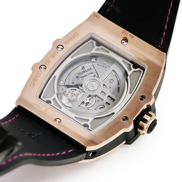 腕時計 ウブロ HUBLOT スピリット オブ ビッグバン ムーンフェイズ キングゴールド パープル 647.OX.4781.LR 自動巻き メンズ