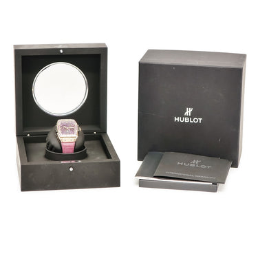 腕時計 ウブロ HUBLOT スピリット オブ ビッグバン ムーンフェイズ キングゴールド パープル 647.OX.4781.LR 自動巻き メンズ
