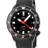 腕時計 ジン SINN U50.S 自動巻き メンズ Uボートスチール DLC テギメント加工 ダイバーズ 4時位置リューズ 黒