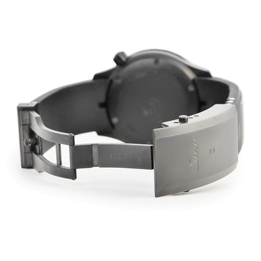 腕時計 ジン SINN U50.S 自動巻き メンズ Uボートスチール DLC テギメント加工 ダイバーズ 4時位置リューズ 黒
