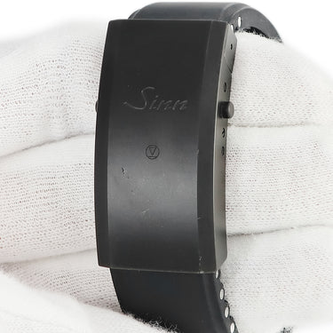腕時計 ジン SINN U50.S 自動巻き メンズ Uボートスチール DLC テギメント加工 ダイバーズ 4時位置リューズ 黒