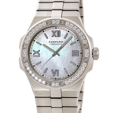 腕時計 ショパール CHOPARD アルパイン イーグル スモール 298601-3002 自動巻き メンズ レディース 新品同様 純正ダイヤ シェル