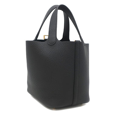 エルメス HERMES ピコタンロックPM ブラック トリヨンクレマンス ハンドバッグ ゴールド金具 新品 未使用 黒 2025年製