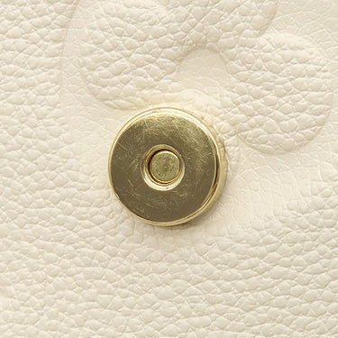 ルイヴィトン LOUIS VUITTON ウォレット オン チェーン アイビー M82210 クレーム モノグラムアンプラント 2WAYバッグ ゴールド金具 ショルダー