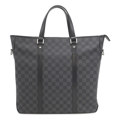 ルイヴィトン LOUIS VUITTON タダオ N51192 ダミエグラフィット ダミエグラフィットキャンバス ビジネスバッグ シルバー金具 黒 グレー 2WAY トート ショルダー