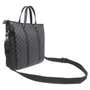 ルイヴィトン LOUIS VUITTON タダオ N51192 ダミエグラフィット ダミエグラフィットキャンバス ビジネスバッグ シルバー金具 黒 グレー 2WAY トート ショルダー