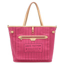 ルイヴィトン LOUIS VUITTON ネヴァーフル インサイドアウト MM M12257 ローズポンディシェリ キャンバス モノグラムキャンバス ローズポンディシェリテキスタイル 2WAYバッグ ゴールド金具 リバーシブル