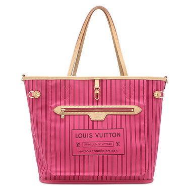 ルイヴィトン LOUIS VUITTON ネヴァーフル インサイドアウト MM M12257 ローズポンディシェリ キャンバス モノグラムキャンバス ローズポンディシェリテキスタイル 2WAYバッグ ゴールド金具 リバーシブル