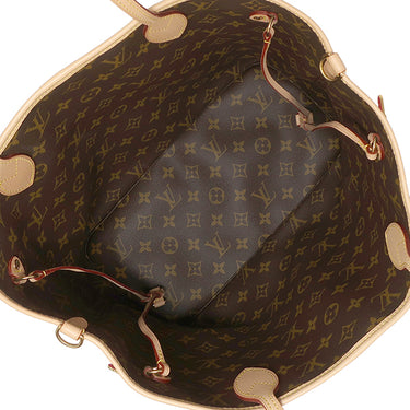 ルイヴィトン LOUIS VUITTON ネヴァーフル インサイドアウト MM M12257 ローズポンディシェリ キャンバス モノグラムキャンバス ローズポンディシェリテキスタイル 2WAYバッグ ゴールド金具 リバーシブル