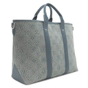 ルイヴィトン LOUIS VUITTON ウィークエンド トートＮM M22537 ブルー レザー モノグラムウォッシュデニム トートバッグ シルバー金具 ショルダーストラップ欠品
