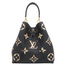 ルイヴィトン LOUIS VUITTON ネオノエ MM M45497 ブラック×ベージュ レザー バイカラーモノグラムアンプラントレザー 2WAYバッグ ゴールド金具 2WAY ポーチ欠品