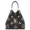 ルイヴィトン LOUIS VUITTON ネオノエ MM M45497 ブラック×ベージュ レザー バイカラーモノグラムアンプラントレザー 2WAYバッグ ゴールド金具 2WAY ポーチ欠品