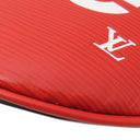 ルイヴィトン LOUIS VUITTON シュプリーム×ルイヴィトン バムバッグ M53418 レッド エピレザー ボディバッグ シルバー金具 ウエストバック Supremeコラボ