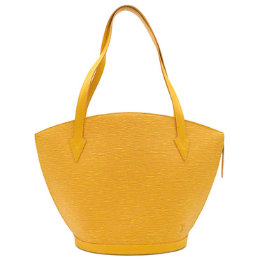 ルイヴィトン LOUIS VUITTON サンジャック ショッピング M52269 タッシリイエロー エピレザー ハンドバッグ ゴールド金具 黄色 ショルダー トート 肩掛け