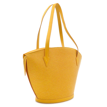 ルイヴィトン LOUIS VUITTON サンジャック ショッピング M52269 タッシリイエロー エピレザー ハンドバッグ ゴールド金具 黄色 ショルダー トート 肩掛け