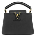 ルイヴィトン LOUIS VUITTON カプシーヌ MINI M56071 ノワール レザー トリヨンレザー 2WAYバッグ ゴールド金具 ショルダー ハンドバッグ 黒