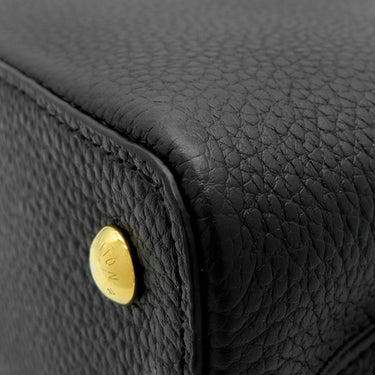 ルイヴィトン LOUIS VUITTON カプシーヌ MINI M56071 ノワール レザー トリヨンレザー 2WAYバッグ ゴールド金具 ショルダー ハンドバッグ 黒