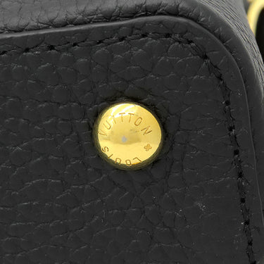 ルイヴィトン LOUIS VUITTON カプシーヌ MINI M56071 ノワール レザー トリヨンレザー 2WAYバッグ ゴールド金具 ショルダー ハンドバッグ 黒