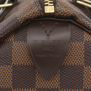ルイヴィトン LOUIS VUITTON スピーディ 25 N41532 ダミエエベヌ ダミエキャンバス ハンドバッグ ゴールド金具 茶 ボストン