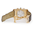 腕時計 カルティエ Cartier タンクアメリカン クロノグラフ XL W2609356 自動巻き メンズ K18PG無垢 角型 ローマン 青針 ビッグデイト