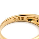 タサキ TASAKI ダイヤ デザインリング イエローゴールド K18YG ダイヤモンド リング 指輪 TASAKI Au750 18K 18金 パヴェ 6号