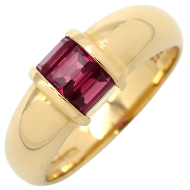 ティファニー Tiffany & Co ルビー スタッキング レッド×イエローゴールド K18YG ルビー リング 指輪 T＆Co. 18K 750 YG 3P 3石 バケットミックスカット 9号