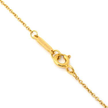 ティファニー Tiffany & Co ソリティア ダイヤモンド ペンダント イエローゴールド K18YG ダイヤモンド ネックレス T&Co. 1P 1石 1粒 Au750 18K YG