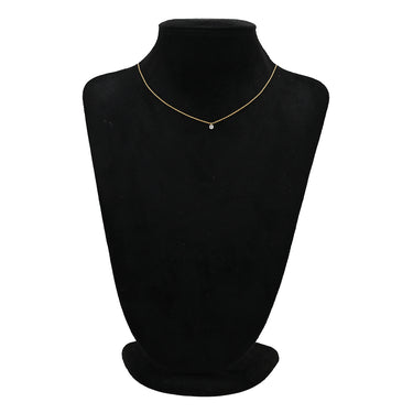 ティファニー Tiffany & Co ソリティア ダイヤモンド ペンダント イエローゴールド K18YG ダイヤモンド ネックレス T&Co. 1P 1石 1粒 Au750 18K YG