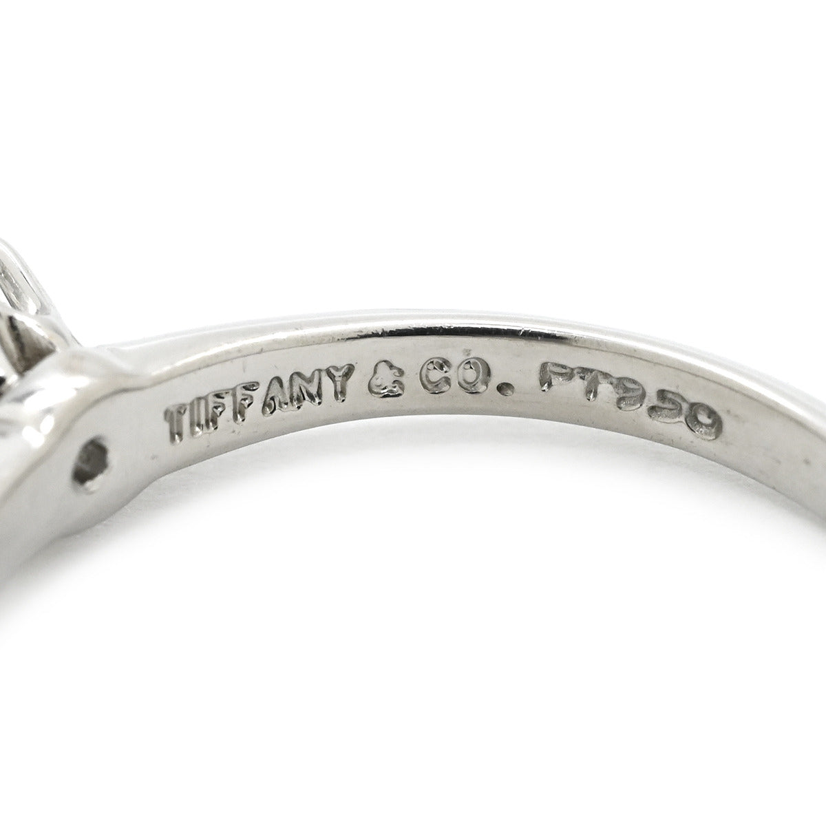 ティファニー Tiffany & Co ソリティア ダイヤリング プラチナシルバー