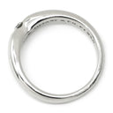 ティファニー Tiffany & Co カーブドバンド ダイヤ プラチナシルバー Pt950 ダイヤモンド リング 指輪 T＆Co. 一粒 1P エルサペレッティ 10号
