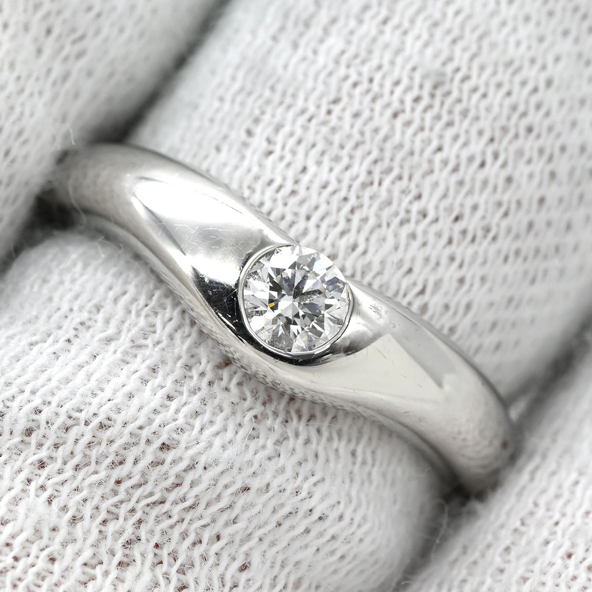 ティファニー Tiffany & Co カーブドバンド ダイヤ プラチナ ティファニー Tiffany & Co カーブドバンド ダイヤ プラチナ