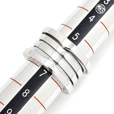ブルガリ Bvlgari ビーゼロワン B-zero1 4バンドリング 346594 ホワイトゴールド K18WG #47(JP7) リング 指輪 Au750 18K 18金 WG 6号