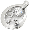ノンブランド NON BRAND ダイヤ 1.001ct 星 スター プラチナシルバー Pt900 ダイヤモンド ペンダントトップ プラチナ900 ネックレストップ しずく