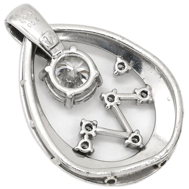 ノンブランド NON BRAND ダイヤ 1.001ct 星 スター プラチナシルバー Pt900 ダイヤモンド ペンダントトップ プラチナ900 ネックレストップ しずく