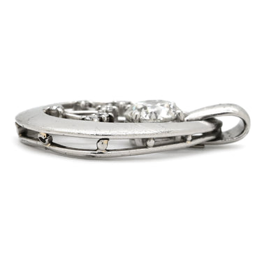ノンブランド NON BRAND ダイヤ 1.001ct 星 スター プラチナシルバー Pt900 ダイヤモンド ペンダントトップ プラチナ900 ネックレストップ しずく