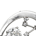 ノンブランド NON BRAND ダイヤ 1.001ct 星 スター プラチナシルバー Pt900 ダイヤモンド ペンダントトップ プラチナ900 ネックレストップ しずく