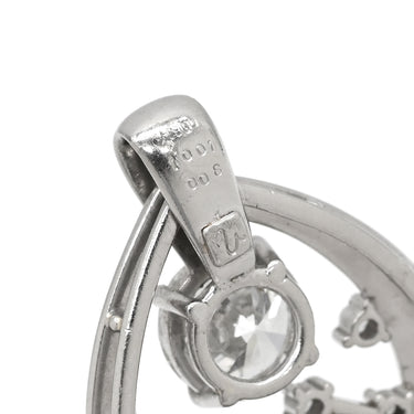 ノンブランド NON BRAND ダイヤ 1.001ct 星 スター プラチナシルバー Pt900 ダイヤモンド ペンダントトップ プラチナ900 ネックレストップ しずく