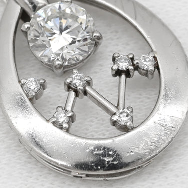 ノンブランド NON BRAND ダイヤ 1.001ct 星 スター プラチナシルバー Pt900 ダイヤモンド ペンダントトップ プラチナ900 ネックレストップ しずく