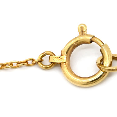 タサキ TASAKI ダイヤ キャット ペンダント イエローゴールド K18YG ダイヤモンド 色石 ネックレス Au750 18K 18金 YG アニマルモチーフ 三日月 猫