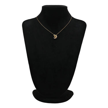タサキ TASAKI ダイヤ キャット ペンダント イエローゴールド K18YG ダイヤモンド 色石 ネックレス Au750 18K 18金 YG アニマルモチーフ 三日月 猫