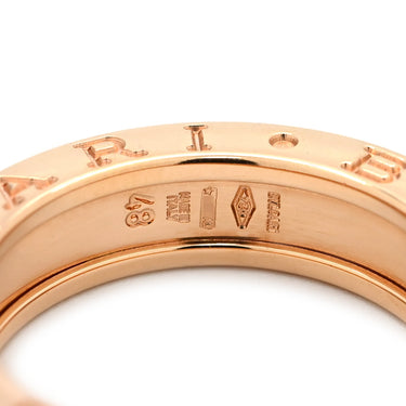 ブルガリ BVLGARI ビーゼロワン B-zero1 リング XS 335989 ピンクゴールド K18PG #48(JP8) リング 指輪 750 18金 PG 1バンドリング 8号