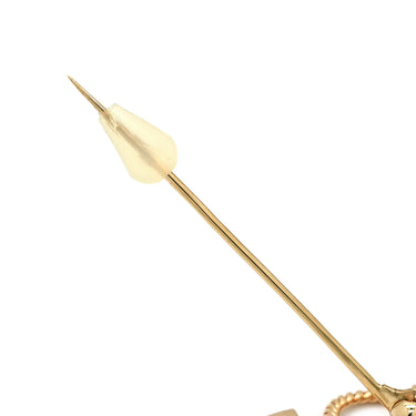 ミキモト MIKIMOTO パール ブーケ リボン パールホワイト×イエローゴールド K14YG パール ブローチ アコヤ真珠 14K ブローチストッパー付