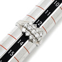 セイコー SEIKO ダイヤモンド 1.04ct プラチナシルバー Pt900 ダイヤモンド リング 指輪 プラチナ900 3列 3ライン 13号