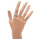 セイコー SEIKO ダイヤモンド 1.04ct プラチナシルバー Pt900 ダイヤモンド リング 指輪 プラチナ900 3列 3ライン 13号