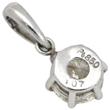 ノンブランド NON BRAND ダイヤモンド プラチナシルバー Pt850 ダイヤモンド ペンダントトップ Pt850 プラチナ ネックレストップ 1P 1石 1粒 ソリティア