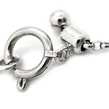 ウォルサム WALTHAM アートムービングペンダント ホワイトゴールド K18WG ダイヤモンド Pt850（留め具） ネックレス 18K WG Pt ダイヤ スイング スクエア チェーン社外品