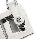 ウォルサム WALTHAM アートムービングペンダント ホワイトゴールド K18WG ダイヤモンド Pt850（留め具） ネックレス 18K WG Pt ダイヤ スイング スクエア チェーン社外品