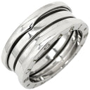 ブルガリ BVLGARI ビーゼロワン B-zero1 3バンド ホワイトゴールド K18WG #57 リング 指輪 K18WG Au750 18K 18金 16.5号