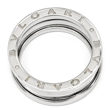 ブルガリ BVLGARI ビーゼロワン B-zero1 3バンド ホワイトゴールド K18WG #57 リング 指輪 K18WG Au750 18K 18金 16.5号